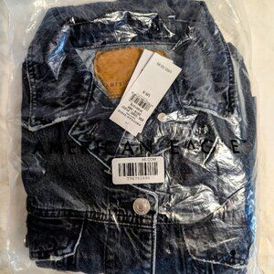 American Eagle Dark Blue Denim Jacket - Women's S Small - Brand New With Tags